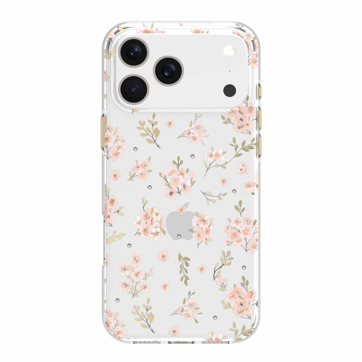 onn Pink Floral with Gems Phone Case for iPhone Air