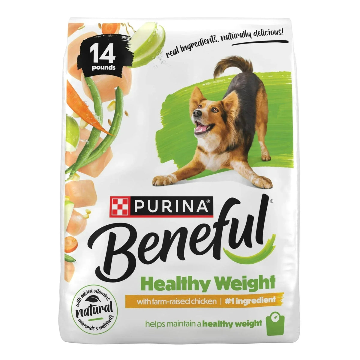 Purina Beneful Healthy Weight with Farm-Raised Chicken Natural Dog Food Dry Formula with Added Vitamins, Minerals and Nutrients