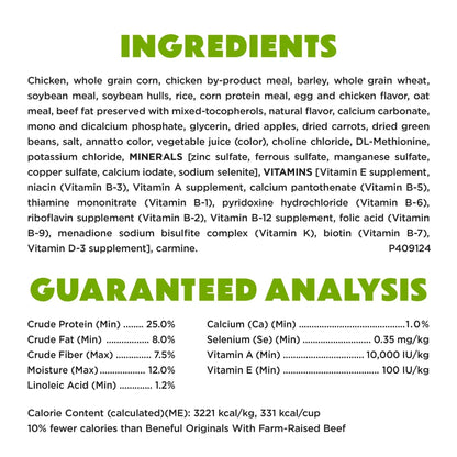 Purina Beneful Healthy Weight with Farm-Raised Chicken Natural Dog Food Dry Formula with Added Vitamins, Minerals and Nutrients
