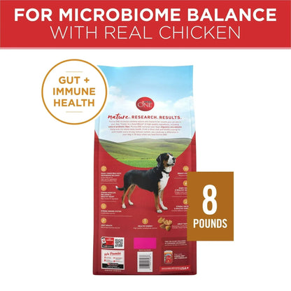 Purina One Dry Dog Food for Adult Dogs High Protein, Real Chicken & Rice