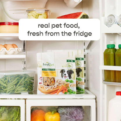Freshpet Fresh Dog Food, Chunky Chicken & Turkey Recipe, Slice & Serve Roll, 1.5 lb.