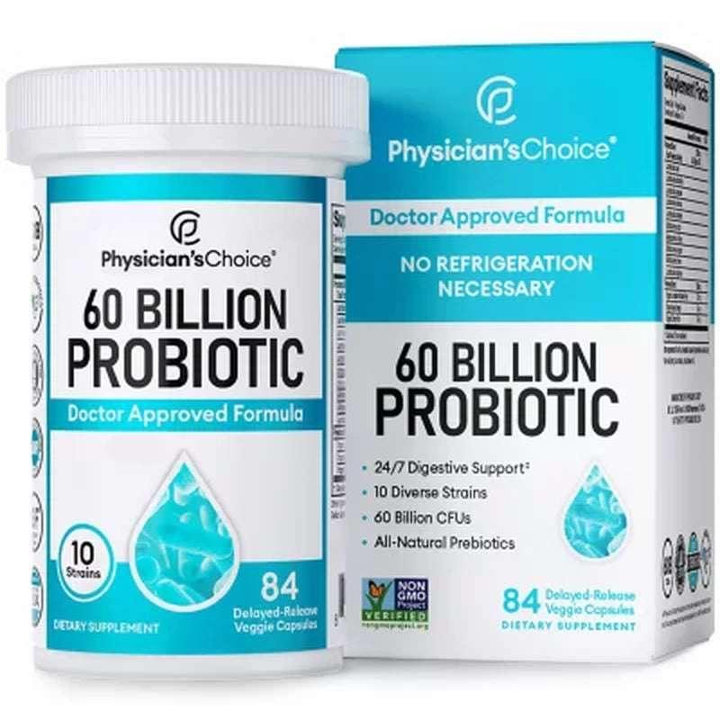 Physician'S Choice Probiotics Capsules, 60 Billion CFU (84 Ct.)