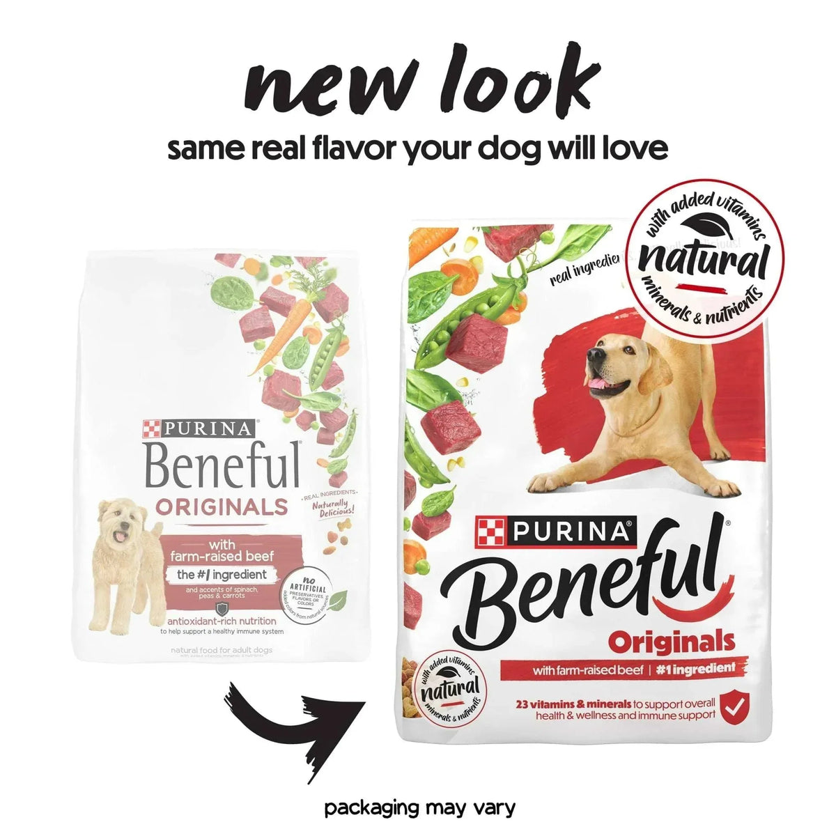 Purina Beneful Originals With Farm-Raised Beef Natural Dry Dog Food Recipe With Added Vitamins, Minerals and Nutrients