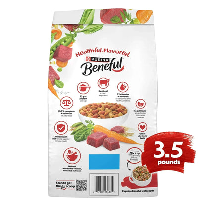 Purina Beneful Originals With Farm-Raised Beef Natural Dry Dog Food Recipe With Added Vitamins, Minerals and Nutrients