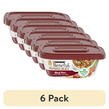 Purina Beneful Dog Food Freshly Prepared Meals, Dog Food Fresh, High Protein Wet Dog Food, Beef Stew