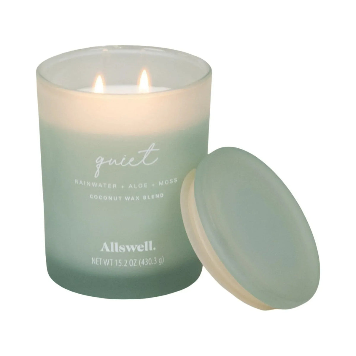 Allswell Scented 2-Wick Spa Jar Candle 15oz.