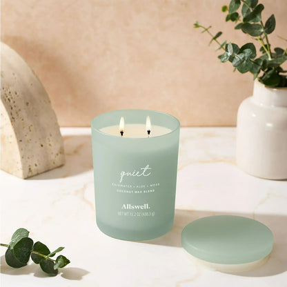 Allswell Scented 2-Wick Spa Jar Candle 15oz.