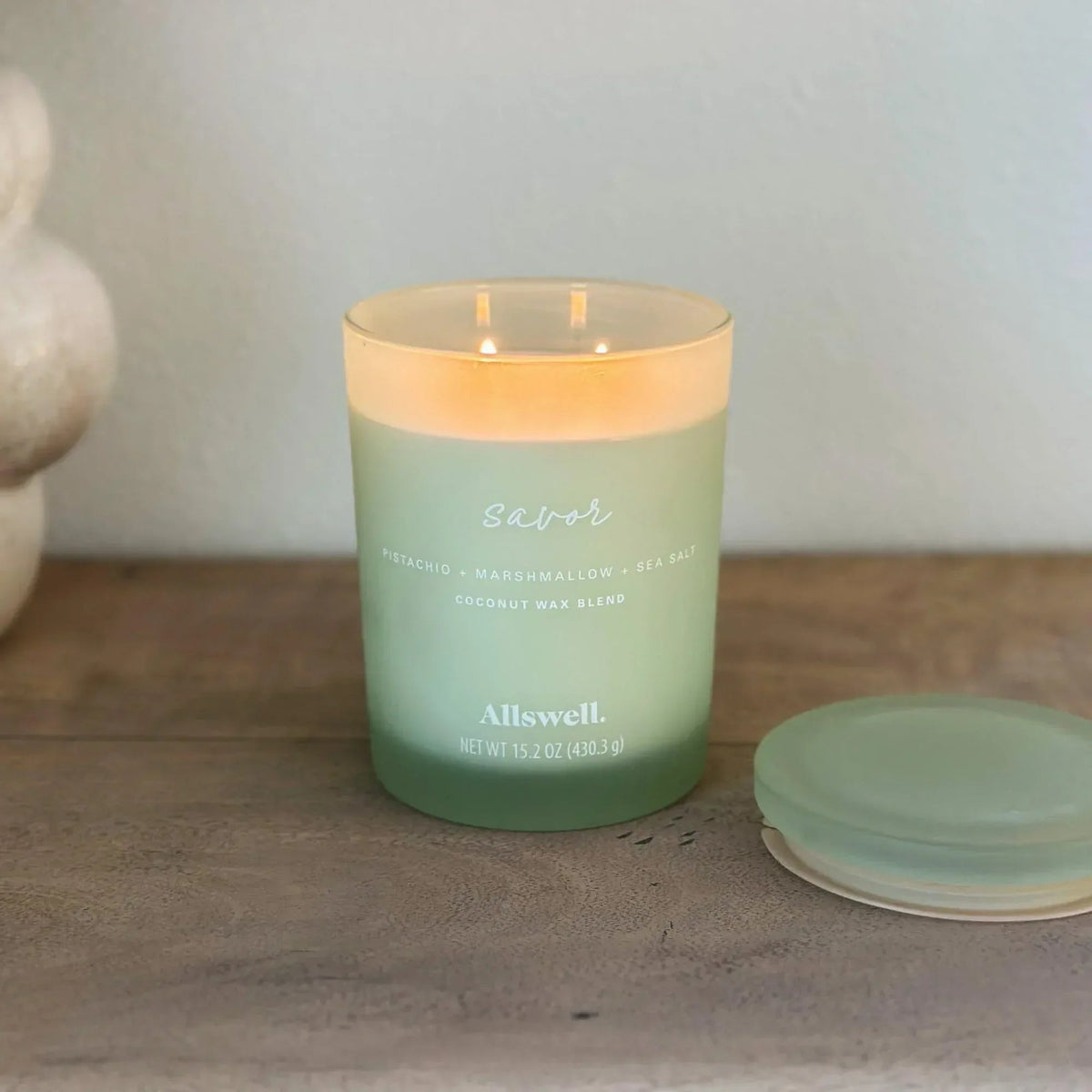 Allswell Scented 2-Wick Spa Jar Candle 15oz.