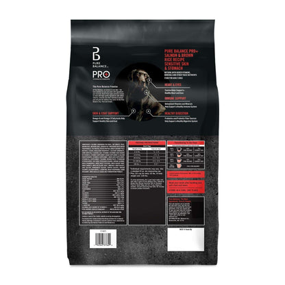 Pure Balance Pro+ Sensitive Skin & Stomach Dog Food, Salmon & Rice Recipe