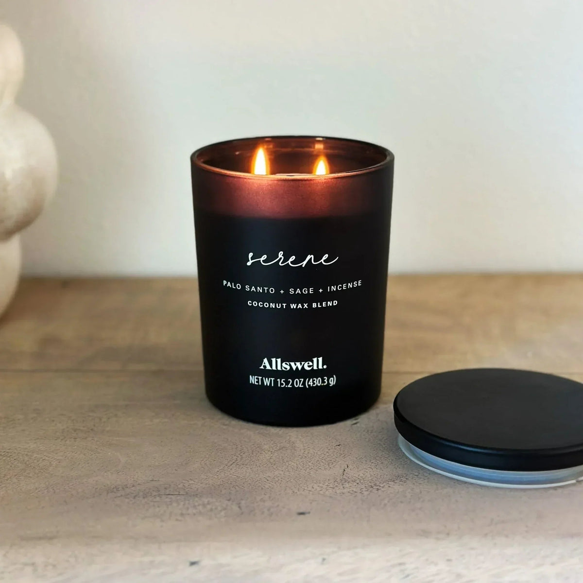 Allswell Scented 2-Wick Spa Jar Candle 15oz.