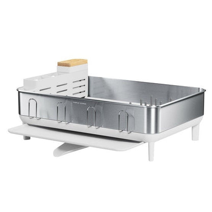 simplehuman Steel Frame Dishrack with Knife Block