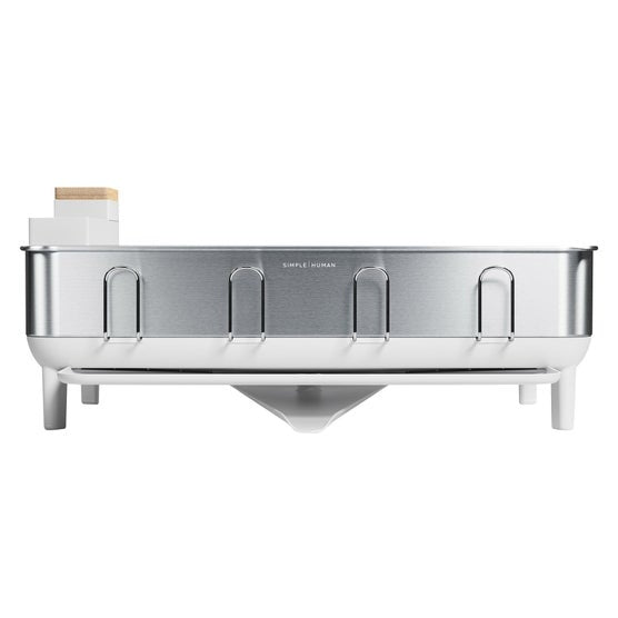 simplehuman Steel Frame Dishrack with Knife Block