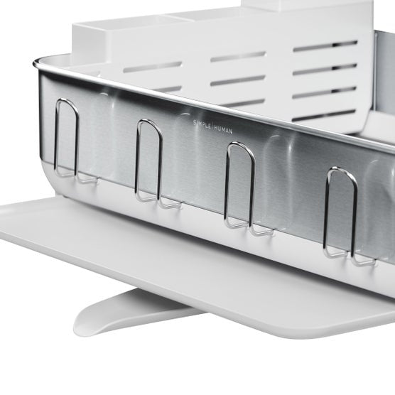 simplehuman Steel Frame Dishrack with Knife Block