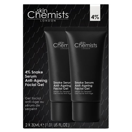 skinChemists Snake Serum Anti-Aging Facial Gel 1.01 fl oz, 2-pack