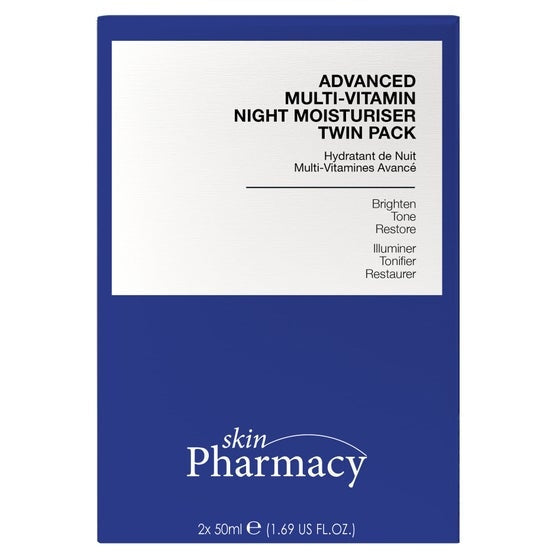 skinPharmacy Advanced Multi-Vitamin Night Moisturizer, 1.69 fl oz, 2-pack