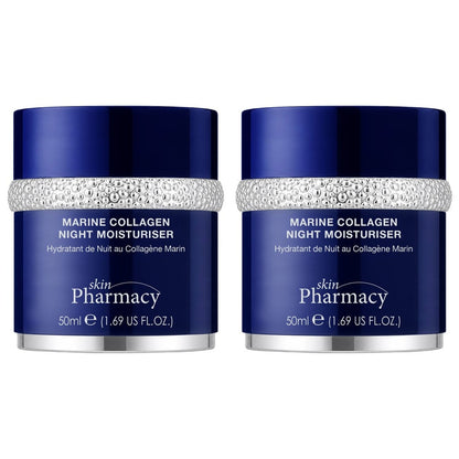 skinPharmacy Marine Collagen Night Moisturizer, 1.69 fl oz, 2-pack