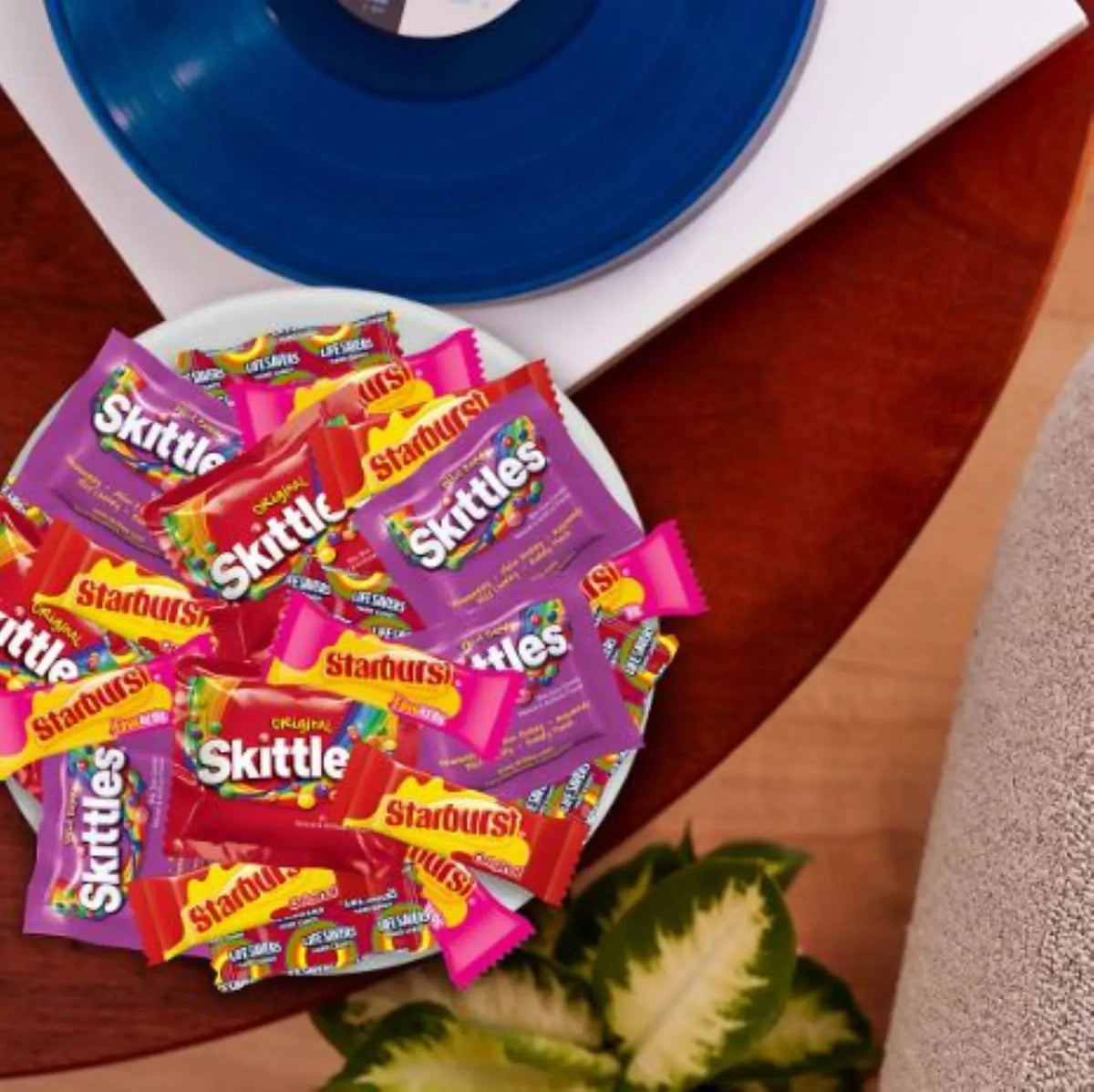 Skittles, Starburst & Life Savers Fruity Candy Variety Bag, Bulk Bag, 150 ct.