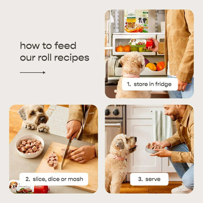Freshpet Fresh Dog Food, Tender Chicken Recipe, Slice & Serve Roll, 1 lb.