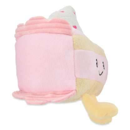 Small Strawberry Cake Plush, Pink, 6.5", Valentine's Day by Way To Celebrate