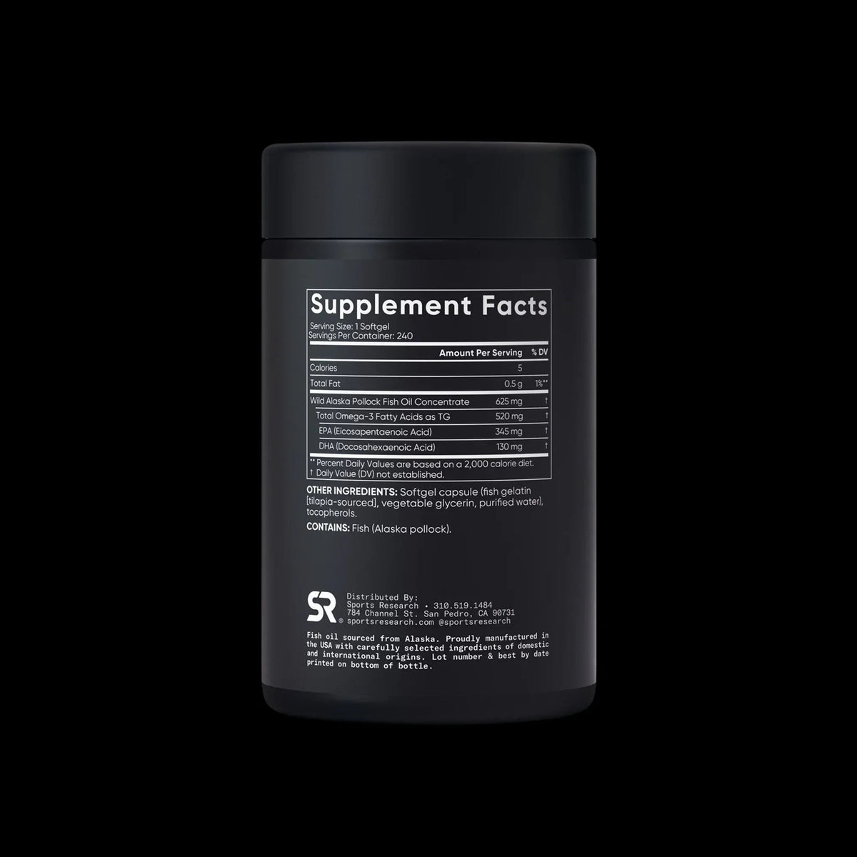 Omega-3 Fish Oil from Wild Alaska Pollock
