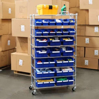 Member's Mark 24-Bin Rolling Storage Rack with Wheels